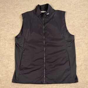 KJUS Radiation Vest Lightweight DWR Fabric Mens Size 56 / 2XL Black Golf Outdoor